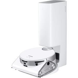 SAMSUNG Jet Bot AI+ Robot Vacuum Cleaner w/ Object Recognition, Intelligent Cleaning, Clean Station, 5-Layer Filter, Touchless Dust Removal for Hardwood Floors, Carpets, VR50T95735W, White