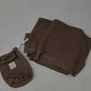 KeaBabies Baby Wrap Carrier - All in 1 Original Baby Carrier Newborn to Toddler Sling, Easy to Wear, Hands Free Bonding, Lightweight, Breathable Infant Wraps (Saddle Brown) (One Size (Pack of 1))