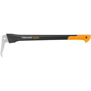 Fiskars WoodXpert XA22 Sappie, Length: 78 cm, Hardened Steel Blade/Fiberglass Resistant Handle, Storage and Transport Case Included, Black/Orange, 1003623