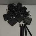 Brightown 4 Pack Solar String Lights for Outside, 184Ft 480 LED Solar Lights Outdoor Waterproof with 8 Modes, Solar Outdoor String Light for Patio Yard Tree Garden Party Decorations, Warm White