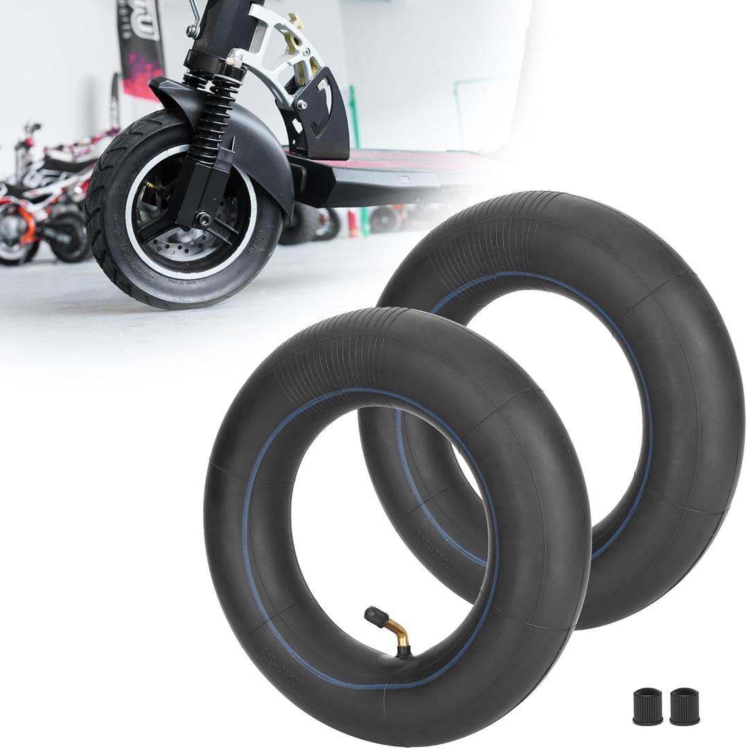 2 Pack of 10x2.50 10" Inner Tube thicken replacement for 10 Inch Smart Electric Scooter fit 36v 48v 400w 500w 800w Hub Motor 90 TR87 Angled Stem, NOT 2.50-10