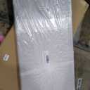 AMEI Art, 30X60Inch 3D Putty Gray Textured Abstract Canvas Wall Art Hand Painted Floral Aesthetic Oil Paintings Wood Inside Framed Hanging Wall Decoration (60L" x 30W", Silver-brown)