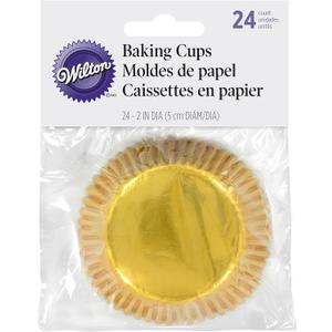 Wilton BAKECUPS GOLD FOIL 24CT, Standard (415-206)
