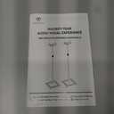 PERLESMITH Universal Speaker Stands for Surround Sound -Height Adjustable Extend 33.3to 45.1, Floor Speaker Stand for Satellite & Studio & Bookshelf Speakers up to 11LBS,1 Pair Black, PSSS2