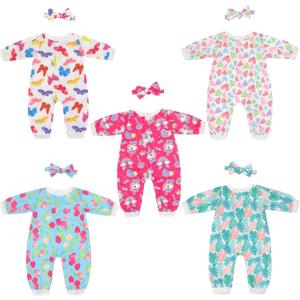18-22 inch Doll Clothes and Accessories with Headband 5-Packs for 18-22 inch Doll (Not Include Doll)