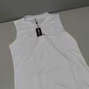 COOrun Womens Golf Shirt Collarless Polo Tank Tops with 1/4 Zip Sleeveless Athletic Tennis Shirts for Women M 