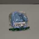 YEOREO Roxanie Women Halter Sports Bra Scoop Neck Removable Padded Open Back Yoga Workout Crop Tank Top (Large, Ice Blue)