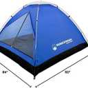 2 Person Camping Tent with Rain Fly and Carrying Bag Lightweight Outdoor Pop Up Tents for Camping Essentials, Music Festivals, Backpacking, Hiking, or Beach Shelter by Wakeman Outdoors