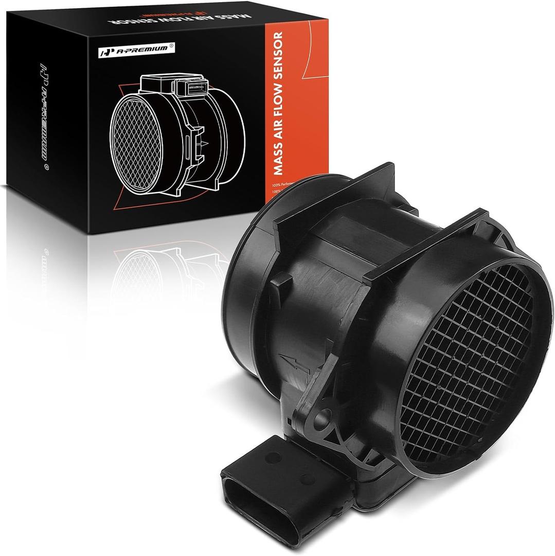 A-Premium Mass Air Flow Sensor Meter MAF Compatible with Hyundai Elantra 2003-2006, Tiburon 2003-2006, Tucson 2005-2009 & Kia Rio, Rio5, Sportage, Spectra, Spectra5, Replace# 28164-23700, 28164-25000