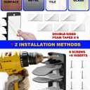2 Pack Baseball Cap Organizer Can Hold up to 20 Hats for Wall Mount Closet Door Bedroom, Easy to Install Large Capacity Baseball Caps Organizer with Spring Clips, Clean, Space-Saving Hat Storage