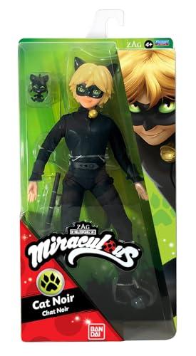 Miraculous Cat Noir Action Doll, 11 inches , Black