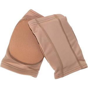 DANCEYOU Dance Knee Pads Hard Sponge Volleyball Knee Brace for Big Kid Teen Adults Football Pole Dancer Workout Knee Protector (Small, Tan)