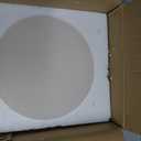 1-Light Black Modern Wall Sconces for Bedroom, Round Sconce Wall Light Fixture for Bathroom, Alabaster Sconce Lighting for Living Room, 1 Pack