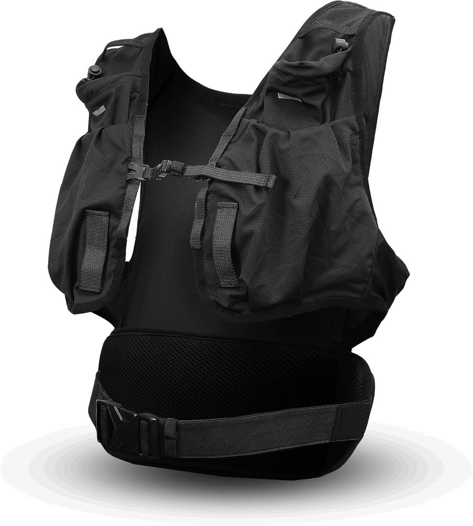 MVRK 2-in-1 Packable Running Vest for Men  Ultra-Lightweight, Water-Resistant, Breathable & Multi-Pocket Performance Vest for Runners & Hybrid Athletes