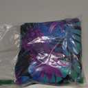 GRACE KARIN Women's One Piece Swim Dress V Neck Tummy Control Swimsuit Vacation Beachwear Bathing Suit (Medium, Purple Print)