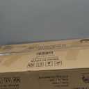 GAZHOME Farmhouse End Table for Small Spaces, Set of 2,Narrow Side End Table with Storage Shelf, Rustic X-Design Nightstand Sofa Table for Living Room, Bedroom White