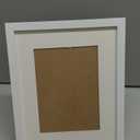  9x12 Picture Frame, Display Pictures 6x8 with Mat or 9x12 Without, Wall Hanging Photo Frames, White, 1 Pack