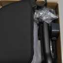 Car Headrest Pillow, Adjustable Head Rest Pillow for Car Seat, Head Neck Support for Kids Adults Travel Sleeping, Fit for Headrest with Poles (Black)