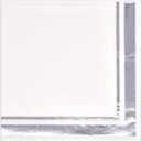 120 White and Silver Cocktail Napkins, 3 Ply Disposable Beverage Napkins with Silver Foil Border for Wedding Party Dinner Decor