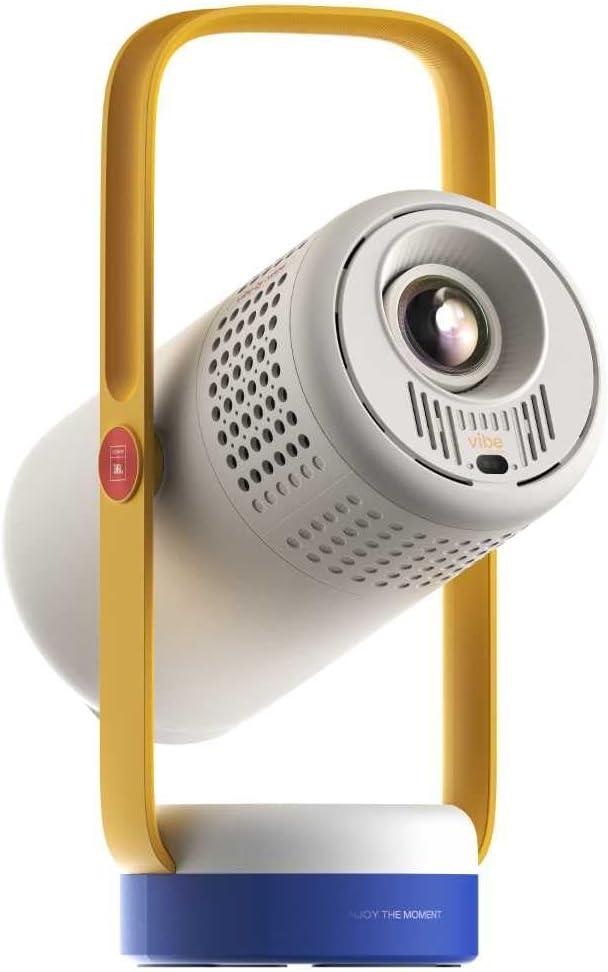 XGIMI Vibe One Battery Powered 1080P Smart Portable Projector, Google TV With Licensed Netflix, Sound by JBL, Built-in Battery, Auto Focus Auto Keystone, HD Outdoor Movie Projector for Home(Blue)