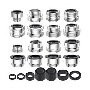 16 pcs Faucet Adapter Kit, CNYMANY Kitchen Aerator Adapter Set Male Female M22 Sink Faucet Adapter Connecting Garden Hose Water Filter Standard Hose via Diverter