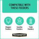 Pennington Pride Wild Finch Blend, Wild Bird Seed for Outside Feeders, Special Mix for a Variety of Musical & Colorful Songbirds, Great Bird Food to Use as Year-Round Feed, 10-lb. Bag