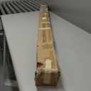 Double Curtain Rods with Aluminum Full Surround Brackets and Cube Box Finials,Antique Bronze Curtain Rods for Windows 72 to 144 inch,1'' Front and 5/8''Back Adjustable Double Drapery Rods