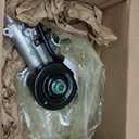 Melling Water Pump, Mechanical, Black Pulley, 4.67 in Hub Height, Aluminum, Natural