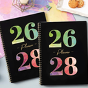 2026 Planner - 2028 Planner Weekly and Monthly from January to December, 9" x 11", Planner 2026-2028 with Inner Pocket, Colorful Coated Tabs