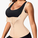 Nebility Waist Trainer for Women Corset Shapewear with Zipper Women's Waist Cincher Tank Top with Adjustable Straps
