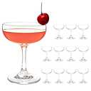 CZUMJJ Crystal Coupe Champagne and Cocktail Glasses Daiquiri Manhattan Glasses Set of 11 Martini Drinking Set for Parties, Bars and Gifts, 7 oz