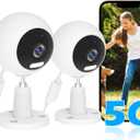 5G/2.4G Indoor/Outdoor Security Camera for Baby Monitor, Indoor Camera for Dog/Cat/Pet/Nanny/Baby/Elder, IP66 Waterproof, 3 Night Vision, Motion Detection, SD/Cloud (S700-2 Pack)