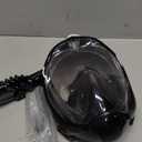 Full Face Snorkel Mask with Dry Top Breathing System, Foldable Panoramic View Snorkeling Mask with Detachable Camera Mount & Travel Bag for Snorkeling Swimming, Anti-Fog Anti-Leak (Small-Medium)