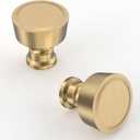 Asidrama 10 Pack Champagne Bronze Kitchen Cabinet Knobs Cabinet Hardware Zinc Knobs for Dresser Drawers