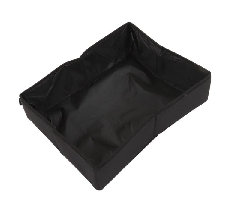 Drawer Organizer 3 Boxes Black 16x25 Inches