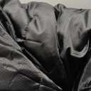 Cold Weather Sleeping Bag 100% Cotton Flannel XXL for Adults Big and Tall,Free Compression Sack (90" x 39" Right Zip, 0F Black)