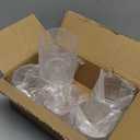 Certified International Santa Fe Clear Set of 6 Premium Acrylic DOF Glasses 16 oz  Unbreakable Drinkware with Textured Bubble Design, Dishwasher Safe Tumblers for Indoor & Outdoor Use