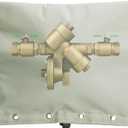 30 x 24 Inch Backflow Preventer Insulation Cover- 3 Way Opening Winter Pipe Insulation Sprinkler Valve Cover (5F)- Waterproof Water Well Pump Covers for Outside Freeze Protection