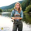 QulayQualy Fly Fishing Pack - Chest Pack with Work Station Lightweight Tackle Fishing Bag with Quick-Release
