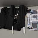 Myshade Portable Blackout Window Cover Roller Blind Screen for Windows No Drill Fabric Blinds for Indoor Windows Pull Down Stick On Temporary Room Darkening Shades for Home Bedroom Travel 2PCS 57X39