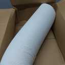 5 STARS UNITED Knee Pillow for Back Sleeping – Half Moon Bolster Pillow for Legs, Under Knee Pillow for Sleeping on Back, Memory Foam Leg Pillow for Back Pain, White