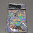 4 Pack Iridescent Plastic Tablecloths Disposable Table Cover Sparkly Foil Table Cloth for Rectangle Tables Party Decorations Birthday Princess Bridal Wedding Christmas Iridescence, 54 x 108 Inch