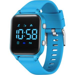 L LAVAREDO Kids Digital Watches for Boys Girls,Waterproof Sport Watch with Pedometer Stopwatch Vibration Alarm for Ages 5-13,No App Fitness Tracker Watch for Kids Teens Birthday Christmas Gifts