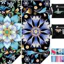 2 Pack Microfiber Lightweight Oversized Beach Towel, Extra Large 71"x32" Quick Dry Absorbent Sand Free Towels for Travel Swimming Pool Camping Sports for Adults Beach Vacation Essentials