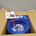 O-Cedar RinseClean Spin Mop & Bucket System + 1 Extra Mop Head | Clean with Clean Water | Removes 99% of Bacteria