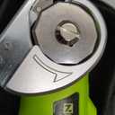 Cordless Electric Scissors,4V Rechargeable Electric Box Cutter for Cardboard, Heavy Duty Cardboard Cutter for Fabric, Rotary Cutter with LED Light for Crafts Leather, Plastic or Carpet, Green