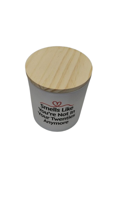 Smells Like You’re Not Candle 20th Birthday Gifts for Women Men Scented Candles Home Office Jar Candles Lavender Scent Soy Wax Candle 9.5 oz