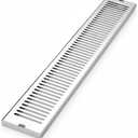 Gerrii 1 Pcs 31.5inch Stainless Steel Bar Drip Tray, Surface Mount No Drain