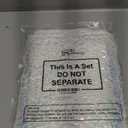 Remagr 6 Pcs Iridescent Sequin Table Runner 12 x 72 Inch Mermaid Table Runner Glitter Sequin Sparkly Desk Cover for Wedding Birthday Party Ceremony Supplies Decor (White)