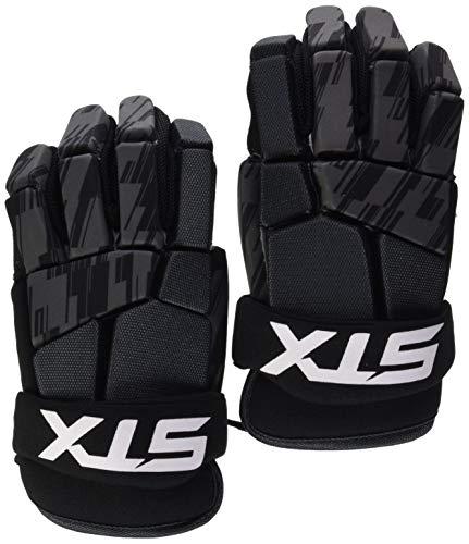 STX Lacrosse Stallion 75 Gloves, Black, XX Small, Pair